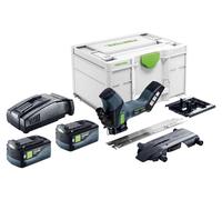Festool ISC 240 EB-Basic Scie à isolation sans fil 18 V 240 mm + 2x batterie 5,0 Ah + chargeur rapide + Systainer