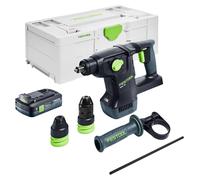 Festool KHC 18 EB-Basic Marteau combiné sans fil 18 V 2,6 J SDS-Plus Brushless + 1x batterie 4,0 Ah + Systainer - sans chargeur