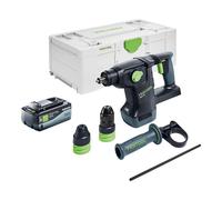 Festool KHC 18 EB-Basic Marteau combiné sans fil 18 V 2,6 J SDS-Plus Brushless + 1x batterie 8,0 Ah + Systainer - sans chargeur