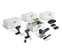 Pack TID 18 + TXS 18 + PSC 420 + 2 batteries 18V 4 Ah + 1 Chargeur TCL 6 FESTOOL