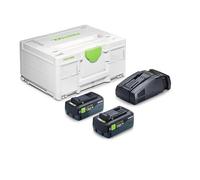 Pack énergie 18V (2x8.0 Ah) avec chargeur en coffret - FESTOOL 578814