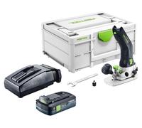 Festool MFKC 700 EB-Basic Module de batterie pour défonceuse 18 V 8 mm sans balais + 1 batterie 4,0 Ah + chargeur + Systainer