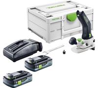 Festool MFKC 700 KA EB-Basic Module de batterie affleureuse 18 V 8 mm Brushless + 2x batterie 4,0 Ah + chargeur + Systainer