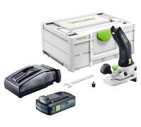 Festool MFKC 700 KA EB-Basic Module de batterie pour défonceuse 18 V 8 mm sans balais + 1 batterie 4,0 Ah + chargeur + Systainer