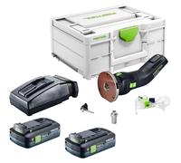 Festool OFKC 500 R3 EB-Basic : toupie d'angle sans fil 18 V 10 mm sans balais + 2 batteries 4,0 Ah + chargeur + Systainer