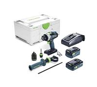 Festool Perceuse-visseuse à percussion sans fil TPC 18/4 QUADRIVE I-Plus 18 V 5,0/4,0 Ah