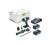 Festool Perceuse-visseuse à percussion sans fil QUADRIVE TPC 18/4 5,2/4,0 I-Plus - 575605