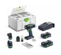 Festool Perceuse-visseuse sans fil Festool T 18+3 HPC 4,0 I-Set Quantité:1