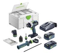 Festool Perceuse-visseuse sans fil QUADRIVE TDC 18/4 5,0/4,0 I-Set