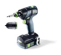 Festool Perceuse-visseuse sans fil TXS 18 C 3,0-Plus – 2 batteries 18 V 3,0 Ah – Systainer (576895)