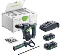 Festool Perforateur sans Fil BHC 18 SDS-Plus 18 V Brushless | Marteau perforateur compact, moteur EC-TEC sans balais, amortissement des vibrations, 3 modes de perçage