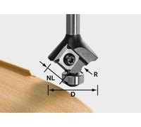 Festool Plaquettes pour fraises à arrondir S8 HW R3 D28 KL12,7 MFK