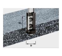 Fraise à affleurer avec plaquettes de rechange HW queue de 12mm FESTOOL HW S12 D21/30WM - 491120