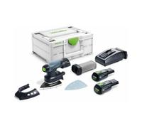 Ponceuse FESTOOL Delta hybride DTSC 400 3,0 I-Plus - 2 batteries 3.0 Ah 18V - Systainer SYS3 M 187 - 577508