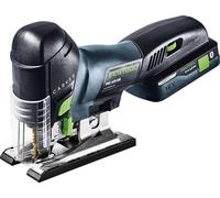 Scie sauteuse sans fil 18V FESTOOL PSC 420 HPC EBI-Set CARVEX - 1 batterie 4Ah + chargeur rapide + systainer 13 accessoires - 576523