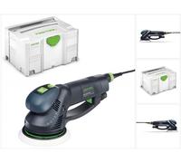 Festool RO 150 FEQ-Plus ROTEX Ponceuse roto-excentrique 720W, course 5mm + Coffret Systainer + Plateau de ponçage (575069)