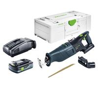 Festool RSC 18 EB-Basic Scie sabre sans fil 18 V Brushless + 1 batterie 4,0 Ah + chargeur rapide + Systainer