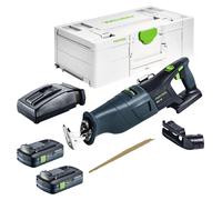 Festool RSC 18 EB-Basic Scie sabre sans fil 18 V Brushless + 1 batterie 4,0 Ah + chargeur rapide + Systainer