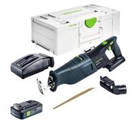 Festool RSC 18 EB-Basic Scie sabre sans fil 18 V Brushless + 1 batterie 4,0 Ah + chargeur rapide + Systainer