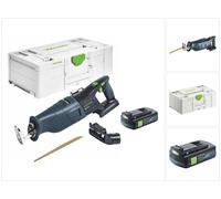 Festool RSC 18 EB-Basic Scie sabre sans fil 18 V Brushless + 1x batterie 3,0 Ah + Systainer - sans kit chargeur