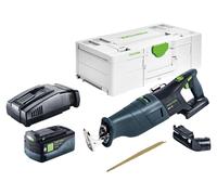 Festool RSC 18 EB-Basic Scie sabre sans fil 18 V Brushless + 1x batterie 5,0 Ah + chargeur rapide + Systainer