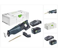 Festool RSC 18 EB-Basic Scie sabre sans fil 18 V Brushless + 1x Batterie 5,0 Ah + Ladegert + Systainer