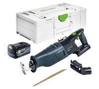 Festool RSC 18 EB-Basic Scie sabre sans fil 18 V Brushless + 1x batterie 5,0 Ah + Systainer - sans kit chargeur