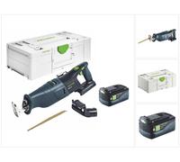Festool RSC 18 EB-Basic Scie sabre sans fil 18 V Brushless + 1x batterie 5,0 Ah + Systainer - sans kit chargeur