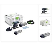 Festool RTS 400 REQ-Plus Ponceuse vibrante 80 x 130 mm, 125 W + Coffret Systainer + Sac à poussière SB-Longlife pour RTS/DTS/ETS (201693) (576057)