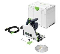 Festool Scie Plongeante TS 60 KEBQ-Plus avec Systainer | Profondeur de coupe accrue, moteur EC-TEC, KickbackStop, compatible rails de guidage FSK