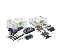 Scie sauteuse sans fil 18V FESTOOL PSC 420 HPC EBI-Set CARVEX - 1 batterie 4Ah + chargeur rapide + systainer 13 accessoires - 576523