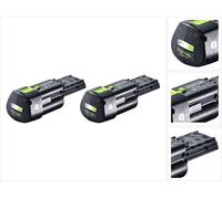 Festool Set de batteries BP 18 Li 3,0 Ergo I 3,0Ah / 3000mAh 18V Li-Ion avec indicateur de charge (2x 577704)