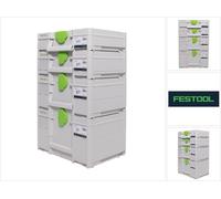 Festool Set de coffrets Systainer : Coffret SYS3 M 237 + Coffret SYS3 M 112 + Coffret SYS3 M 137 + Coffret SYS3 M 187 (204843) (204840) (204841) (204842)