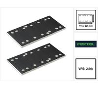 Festool SSH STF 115x225/10 Patin de ponçage, pour ponceuses à bande RS 200, Rs 2, RS 100, RS 1 - 2 pcs. (2x 483679)