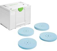 Festool Systainer³ d'abrasifs Granat D225 GR SYS - FESTOOL - 578281 | Idéal pour Planex LHS 2 et 225 EQ, peintures COV, spatules et cloisons sèches - Kit durable dans une mallette système pour