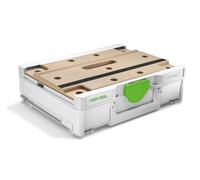 Festool Systainer³ SYS3-MFT M112 - Caisse de Transport MDF | Plateau MDF perforé 112 mm, revêtement anti-glisse, volume 7,7 l, charge 20 kg