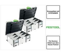Festool Systainer T-LOC SORT-SYS 2 TL Domino 2 pcs ( 2x 498889 )