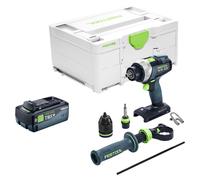 Festool TDC 18/4 I-Basic Perceuse-visseuse sans fil 18 V 75 Nm Brushless + 1x batterie 8,0 Ah + chargeur rapide + Systainer
