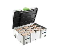 Festool Tenons Domino XL en hêtre DS/XL D8 / D10 306 pièces avec Fraiseur Domino (498204)