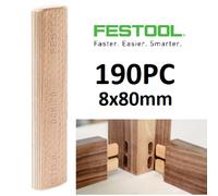Festool Tenons Domino XL hêtre - 8x80 mm