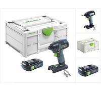 Festool TID 18-Basic Visseuse à choc sans fil 18 V 180 Nm 1/4" + 1x batterie 3,0 Ah + Systainer - sans chargeur