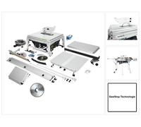 Festool TKS 80 EBS Set Scie circulaire de table 2200 Watt 254 mm ( 575828 ) + lame de scie circulaire spéciale TF80 A ( 575978 ) + 1x cartouche KT-TKS 80 ( 575851 )