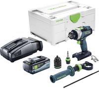 Festool TPC 18/4 I-Basic Perceuse-visseuse à percussion sans fil 18 V 75 Nm + 1x batterie 8,0 Ah + chargeur rapide + Systainer
