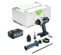 Festool TPC 18/4 I-Basic Perceuse-visseuse à percussion sans fil 18 V 75 Nm + 1x batterie 8,0 Ah + chargeur rapide + Systainer