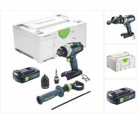 Festool TPC 18/4 I-Basic Perceuse-visseuse à percussion sans fil 18 V 75 Nm Brushless + 1x batterie 3,0 Ah + Systainer - sans chargeur
