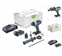 Festool TPC 18/4 I-Basic Perceuse-visseuse à percussion sans fil 18 V 75 Nm Brushless + 1x batterie 3,0 Ah + chargeur + Systainer