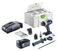 Festool TPC 18/4 I-Basic-Set Perceuse-visseuse à percussion sans fil 18 V 75 Nm Brushless + 1x batterie 5,0 Ah + chargeur rapide + Systainer