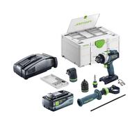 Festool TPC 18/4 I-Basic-Set Perceuse-visseuse à percussion sans fil 18 V 75 Nm Brushless + 1x batterie 8,0 Ah + chargeur rapide + Systainer