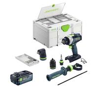 Festool TPC 18/4 I-Basic-Set Perceuse-visseuse à percussion sans fil 18 V 75 Nm Brushless + 1x batterie 8,0 Ah + chargeur rapide + Systainer