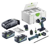 Festool TPC 18/4 I-Basic-Set Perceuse-visseuse à percussion sans fil 18 V 75 Nm Brushless + 2x batterie 8,0 Ah + chargeur rapide + Systainer